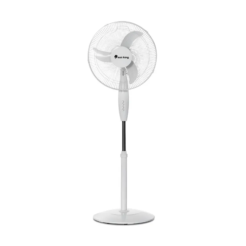 Sun King Solar Powered Pedestal Fan With Ultra Quiet Cooling